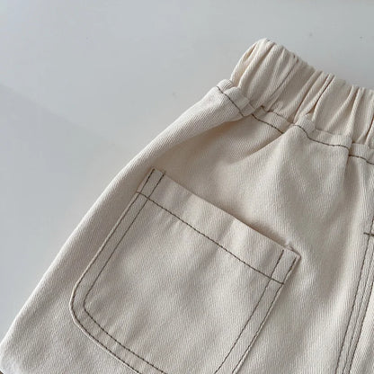 Pantalones vaqueros MILANCEL para bebé – Jeans lisos suaves para niños y niñas, pantalones informales para niños, parte inferior de moda cómoda para el uso diario de bebés y niños