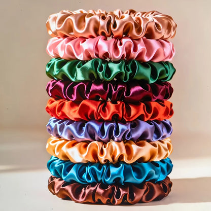 Juego de 19 coleteros y gomas para cabello fino para mujer – Elásticos suaves que no dañan para todos los colores de cabello