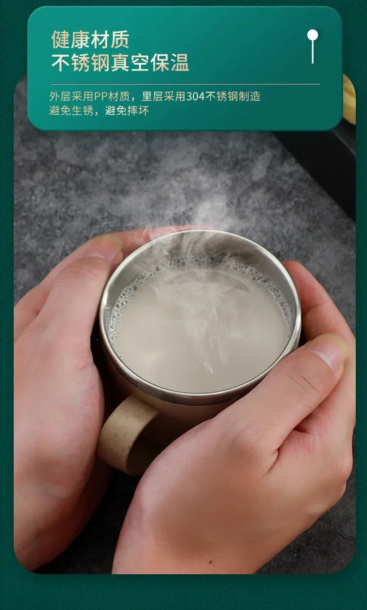 Pokémon Stainless Steel Mug – Pikachu, Snorlax & Eevee Cartoon Drink Cup