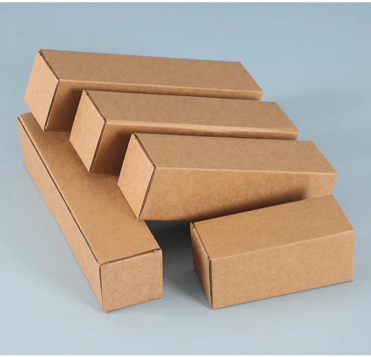 20PCS Corrugated Cardboard Shipping Boxes – Rectangular Paper Packaging Boxes for Gifts, Mailers & Storage