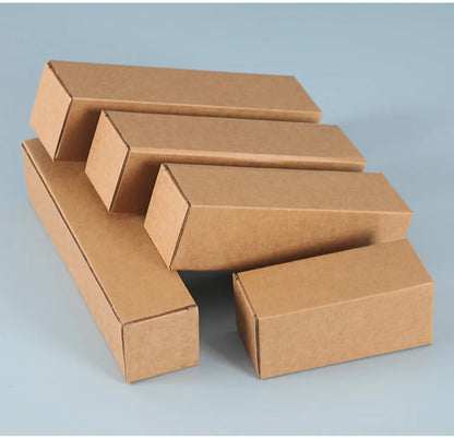 20PCS Corrugated Cardboard Shipping Boxes – Rectangular Paper Packaging Boxes for Gifts, Mailers & Storage
