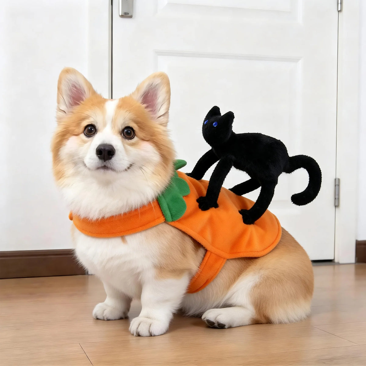 Funny Halloween Pet Transformation Costume – Cute Costume Outfit for Small Dogs & Cats, Creative Pet Clothing for Halloween Parties & Dress-Up