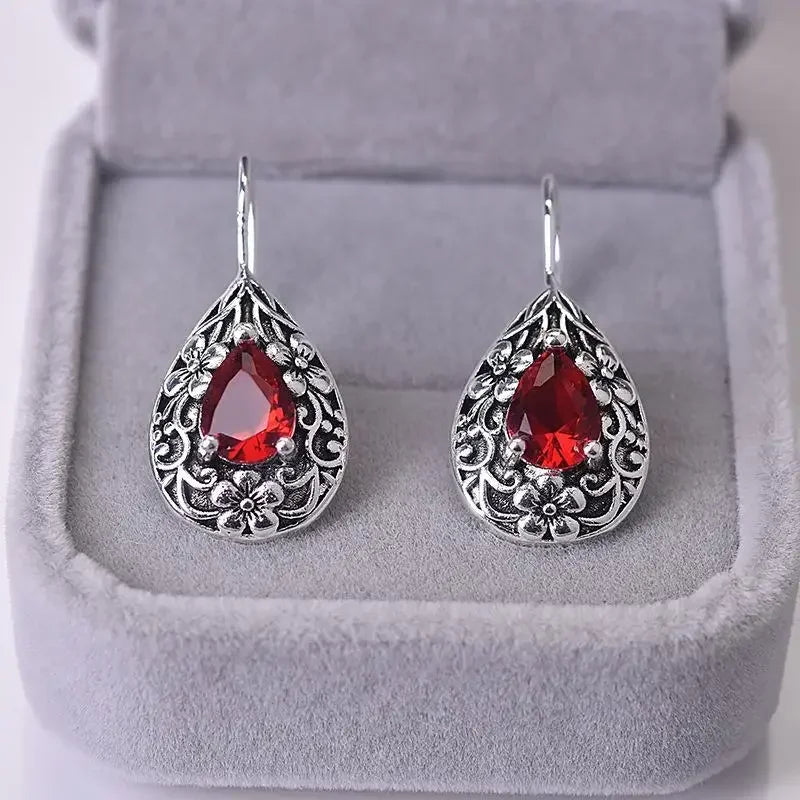 Gothic Bat Zircon Earrings – Dark Night Punk Rock Hip Hop Jewelry for Men & Women, Fashion Statement Earrings & Alternative Accessories