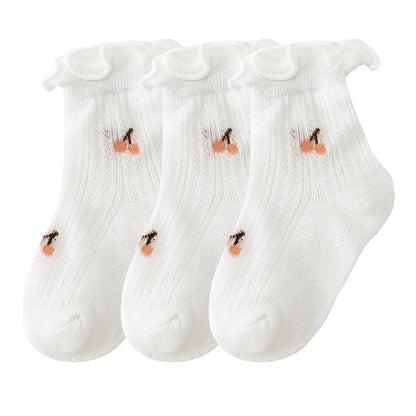 3 paires de chaussettes nouveau-né douces et respirantes en coton fin pour bébés