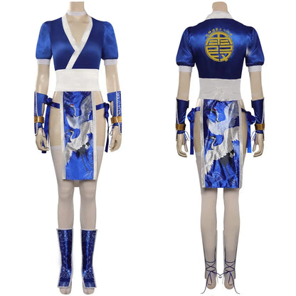 Dead or Alive Anime Cosplay Costume for Women – Fighting Game Roleplay Outfit for Halloween, Carnival & Party Wear