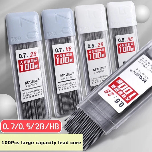 Minas de portaminas 2B/HB – Recambios de grafito de 0.5mm y 0.7mm para escritura, dibujo, bocetos, material escolar y de oficina