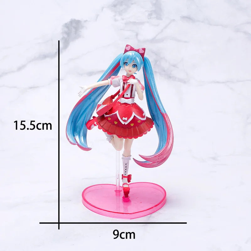 Hatsune Miku Anime Figure – Virtual Singer Manga Statue Figurine Model Toy for Desk Decoration, Cake Topper & Gift