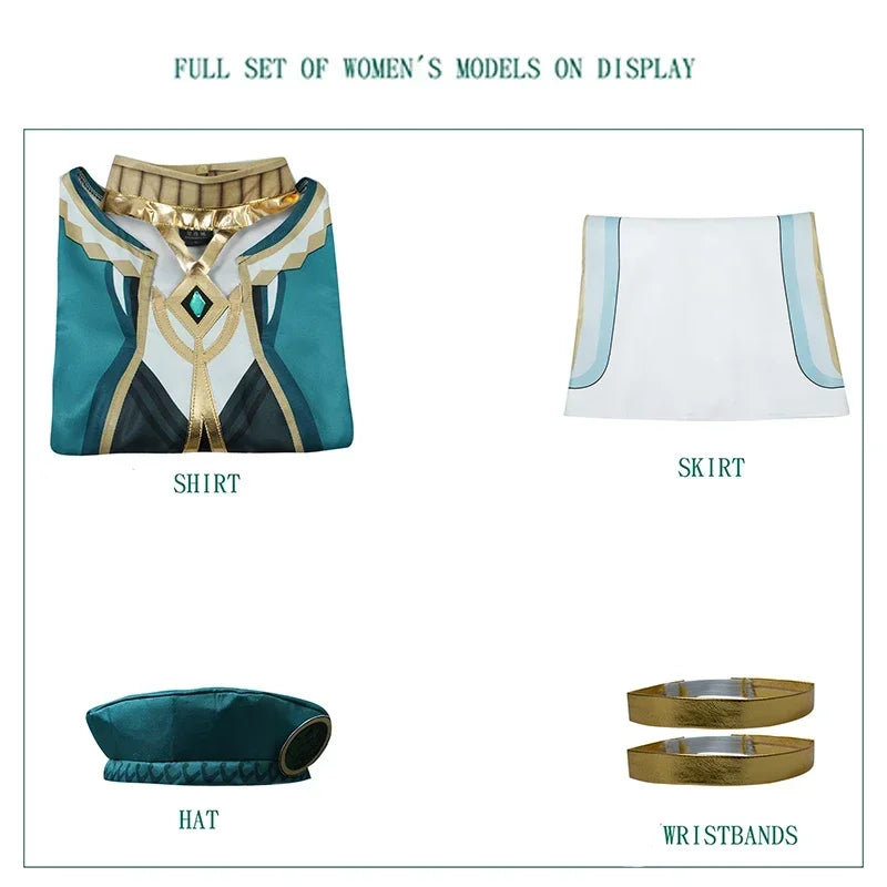 Genshin Impact Akademiya Cosplay Uniform – Sumeru Library Costume (Men & Women)