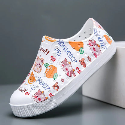 Zuecos de jardín para niños Sandalias de verano transpirables antideslizantes Zapatos de playa para niños y niñas