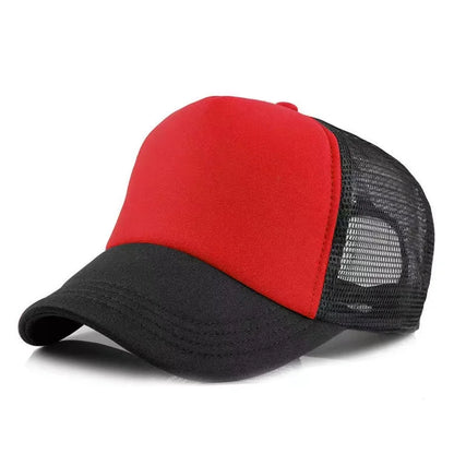 Gorra Trucker de Malla de 5 Paneles con Logotipo Personalizado – Gorra de Béisbol Ajustable para Hombres y Mujeres, Equipos Deportivos y Uso al Aire Libre en Verano