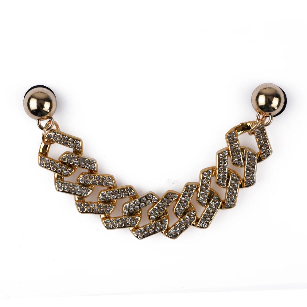Bling Shoe Chains – Metal Shoe Charms & Sparkling Shoe Decorations for Girls & Women, Fashion Footwear Accessories & Gifts