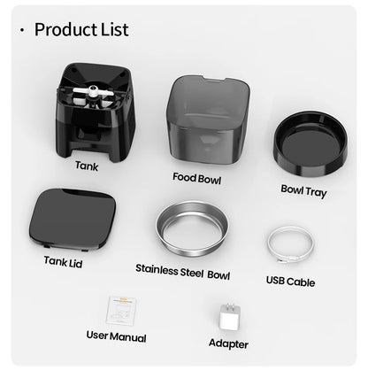 ROJECO Comedero Automático para Mascotas – Dispensador Inteligente de Comida Seca con Control por Botones para Perros y Gatos