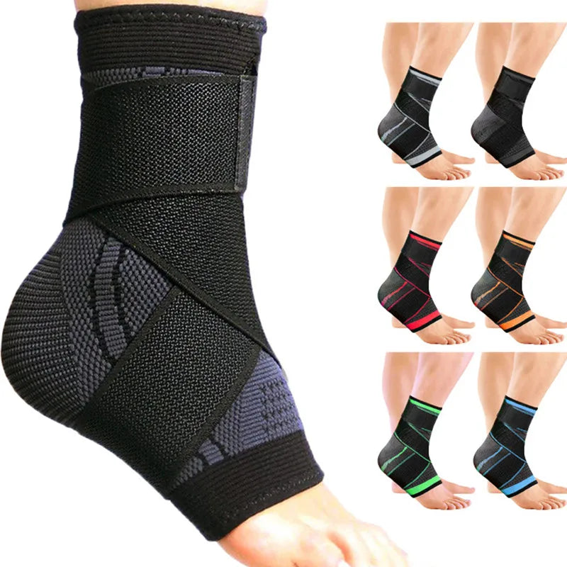 Tobillera de soporte ajustable – Correa de nailon de compresión para proteger el tobillo en running, fútbol, baloncesto, gimnasio y entrenamiento deportivo