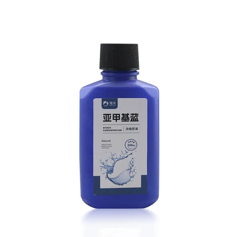 200ml/500ml Methylene Blue Aquarium Treatment – Concentrated Water Solution for Fish Tank Care, Fungus & White Spot Support, Tail Rot Treatment