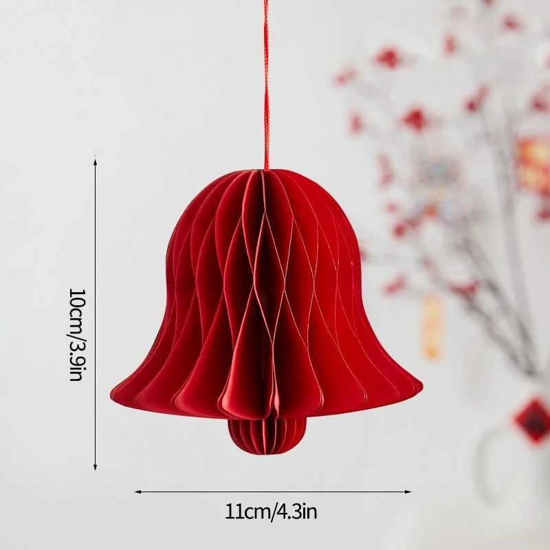 Chinese New Year 3D Hanging Ball Ornaments – Festive New Year Pendant Decorations for Wedding, Party, Tree & Home Decor