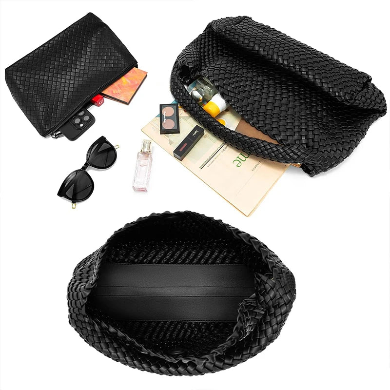 Bolso de mano de mujer de piel suave, grande, para la playa, el hombro, el trabajo, los viajes, las compras y la moda cotidiana