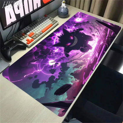 Gengar Gaming Mouse Pad – Large Extended Desk Mat with LockEdge Design for Keyboard & Computer Setup