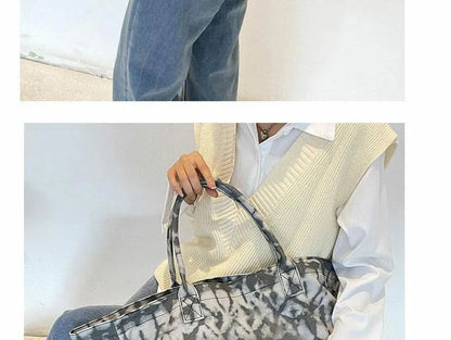 Bolso de yoga unisex de lona de gran capacidad – Bolso de hombro ecológico, Bolso de mano de estilo urbano para gimnasio, fitness, compras, viajes y uso diario