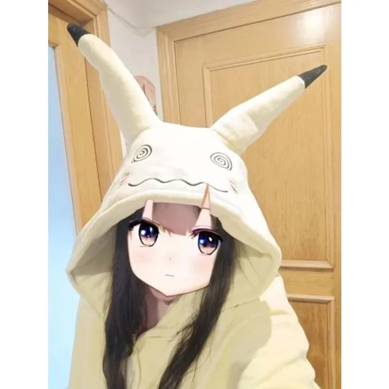 Mimikyu Anime Cosplay Costume – Women’s Dress-Up Outfit for Halloween, Comic-Con & Carnival (Complete Coser Prop Set, Adult Size)