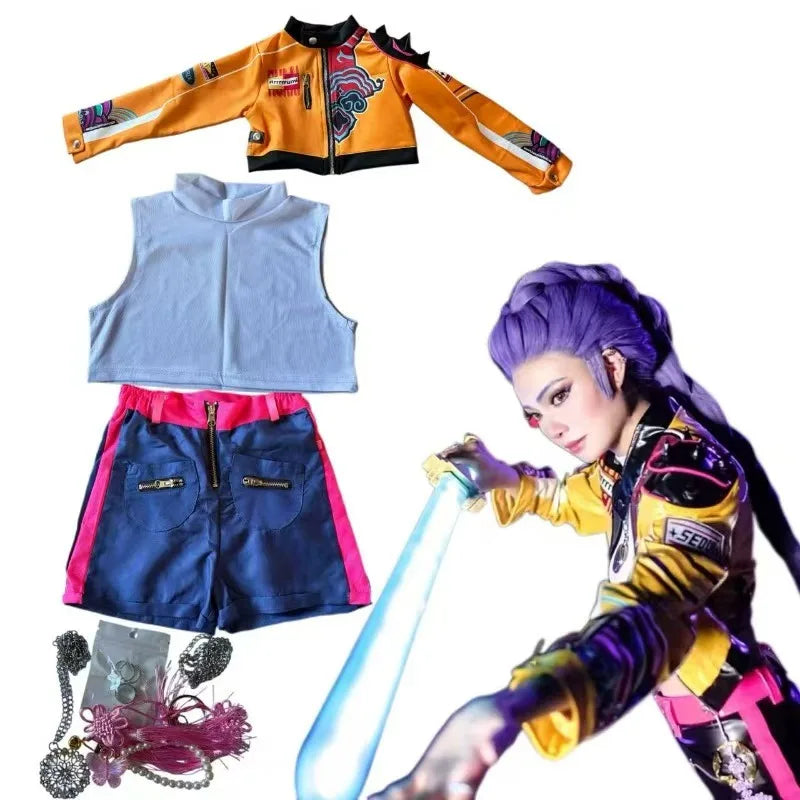 Kids Girls Cosplay Costume Dress – Halloween Carnival Party Roleplay Outfit for Christmas Gifts, School Events & Dress-Up Wear
