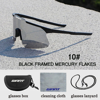 Cycling Sports Sunglasses – Giant UV400 Protective Glasses with Anti-Fog Lenses & Protective Case for Men & Women