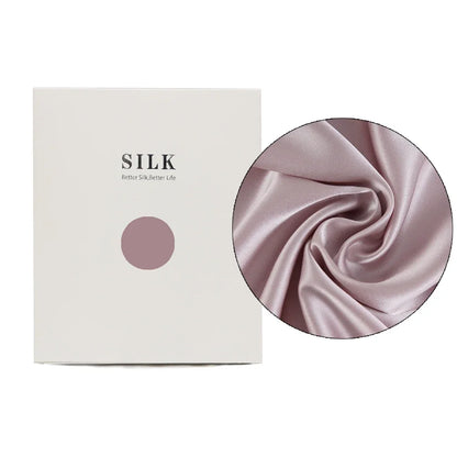 Taie d'Oreiller 100% Soie de Mûrier Pure – Housse de Coussin Double Face Rafraîchissante avec Fermeture Éclair Invisible, Douce et Respirante