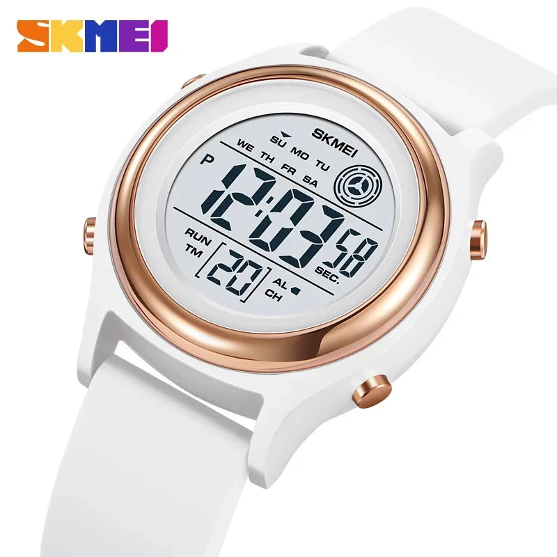 SKMEI 2094 Waterproof Shockproof Digital Sport Watch (Women’s Luxury Countdown Stopwatch)