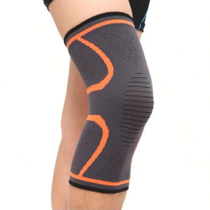1 manchon de compression élastique pour genou – Genouillère respirante pour le basketball, la course, le cyclisme et l'entraînement sportif