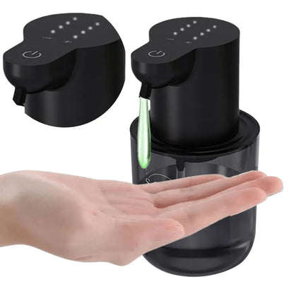 Dispensador automático de jabón espumoso de 400ml con sensor infrarrojos – Dispensador de jabón en espuma y gel sin contacto para baño y cocina