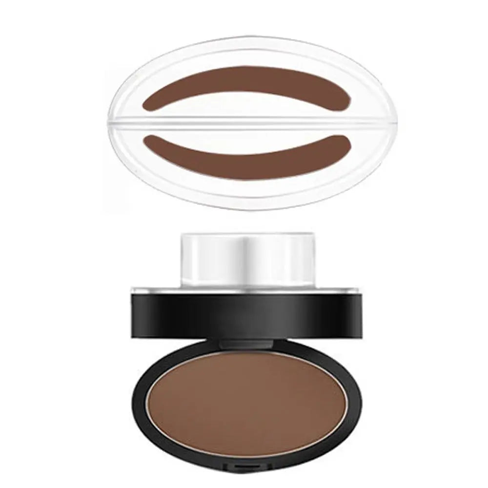 Kit de sello de cejas – Paleta de polvo y herramienta de maquillaje con tinte de cejas para cejas de forma perfecta