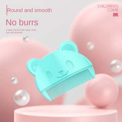 Masseur de cuir chevelu et brosse à cheveux doux en silicone pour bébé – Peigne de bain doux pour nouveau-nés, nourrissons et tout-petits