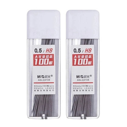 Mines de crayon mécanique 2B/HB – Recharges de graphite de 0,5 mm et 0,7 mm pour l'écriture, le dessin, l'esquisse, les fournitures scolaires et de bureau