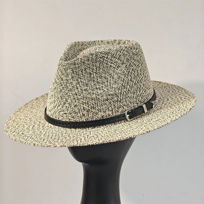 Unisex Panama Straw Hat – British Style Foldable Sun Hat for Men & Women, Beach Hat with Sun Protection for Summer