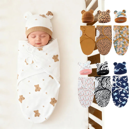 Soft Baby Swaddle Wrap – Warm Cotton Newborn Cocoon Blanket for Infants, Cozy Baby Wrap & Sleeping Blanket