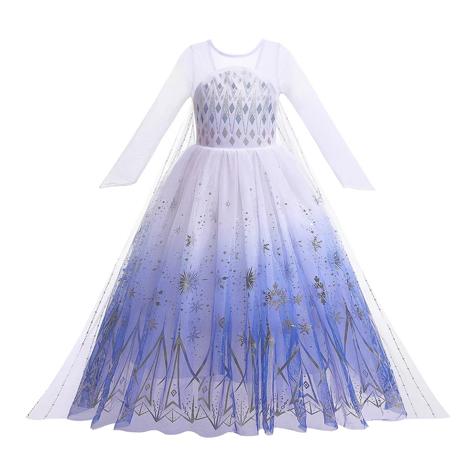 Girls’ Princess Cosplay Dress – Elsa, Anna & Rapunzel-Inspired Kids Costume for Halloween, Birthday Parties & Dress-Up Events