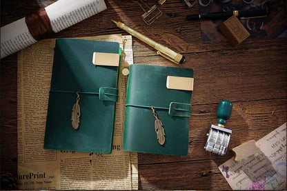 Genuine Leather Refillable Travel Journal – Handmade Retro Diary, Sketchbook & Notebook