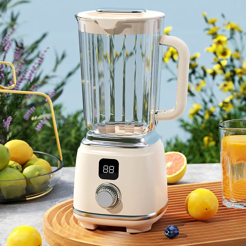 Portable Electric Blender – Rechargeable 10-Blade Wireless Fruit Juicer with 3000mAh Battery for Smoothies & Home Use