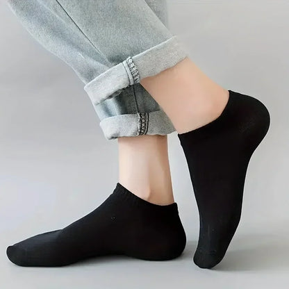 10/20/40 Pairs Unisex Cotton Ankle Socks – Soft Low Cut Everyday Socks for Men & Women