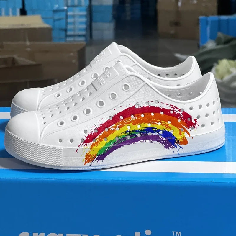 Zuecos de jardín para niños Sandalias de verano transpirables antideslizantes Zapatos de playa para niños y niñas