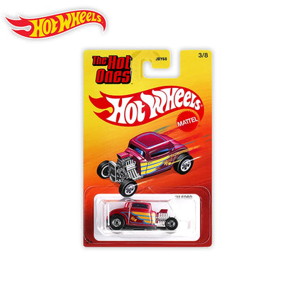 Hot Wheels The Hot Ones Mix 1:64 JBY68 Diecast Alloy Car – Collectible Model Vehicle Featuring Alfa Romeo, Ford, BMW, Lamborghini & Toyota