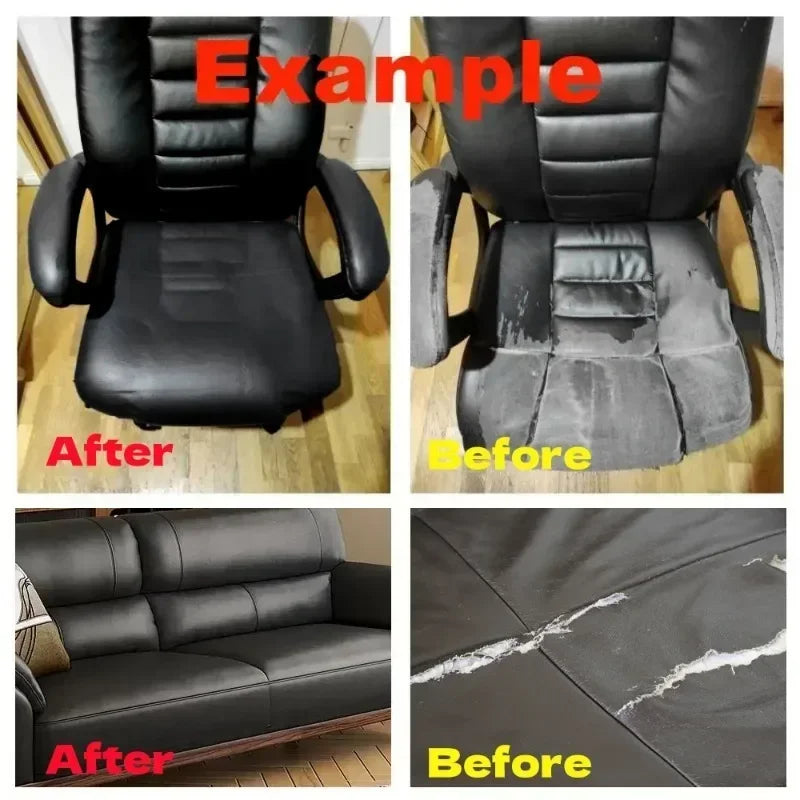 Parche de Cinta Autoadhesiva de Cuero para Reparación de Sofás, Sillones, Asientos de Coche y Muebles