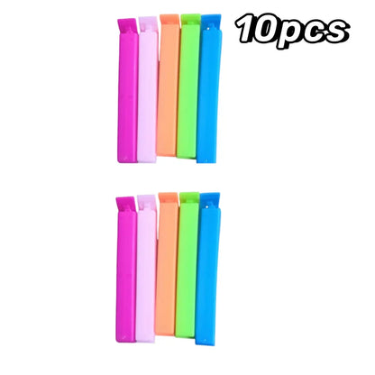 5-30PCS Colorful Bag Sealing Clips – Reusable Moisture-Proof Snack Bag Clamps for Food Storage, Fresh-Keeping Plastic Bag Kitchen Accessories