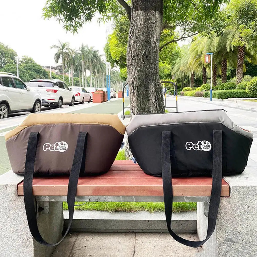 Bolsa de transporte suave para mascotas, transportín transpirable para gatos y perros con correa ajustable y almohadilla interior