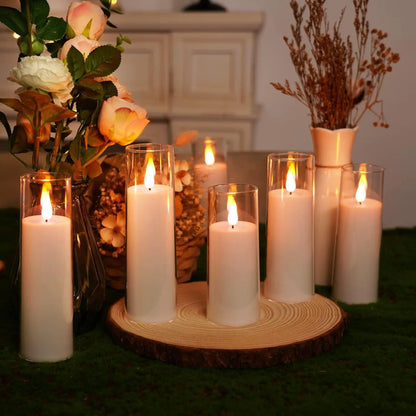 6-60PCS LED Flameless Candles – Battery-Operated Artificial Candles for Weddings, Parties & Decorative Home Events