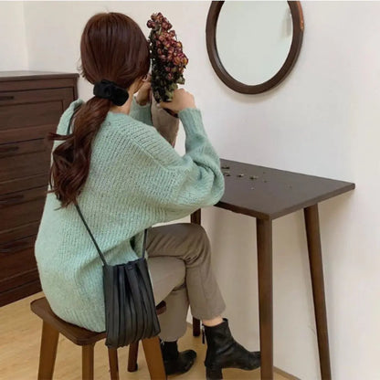 Soft PU Mini Crossbody Phone Bag for Women Lightweight Single Shoulder Mobile Phone Purse