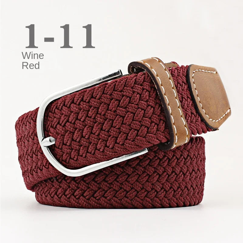 Unisex Canvas Belt Adjustable Nylon Waist Belt for Jeans, Casual & Outdoor Wear (107/120cm)