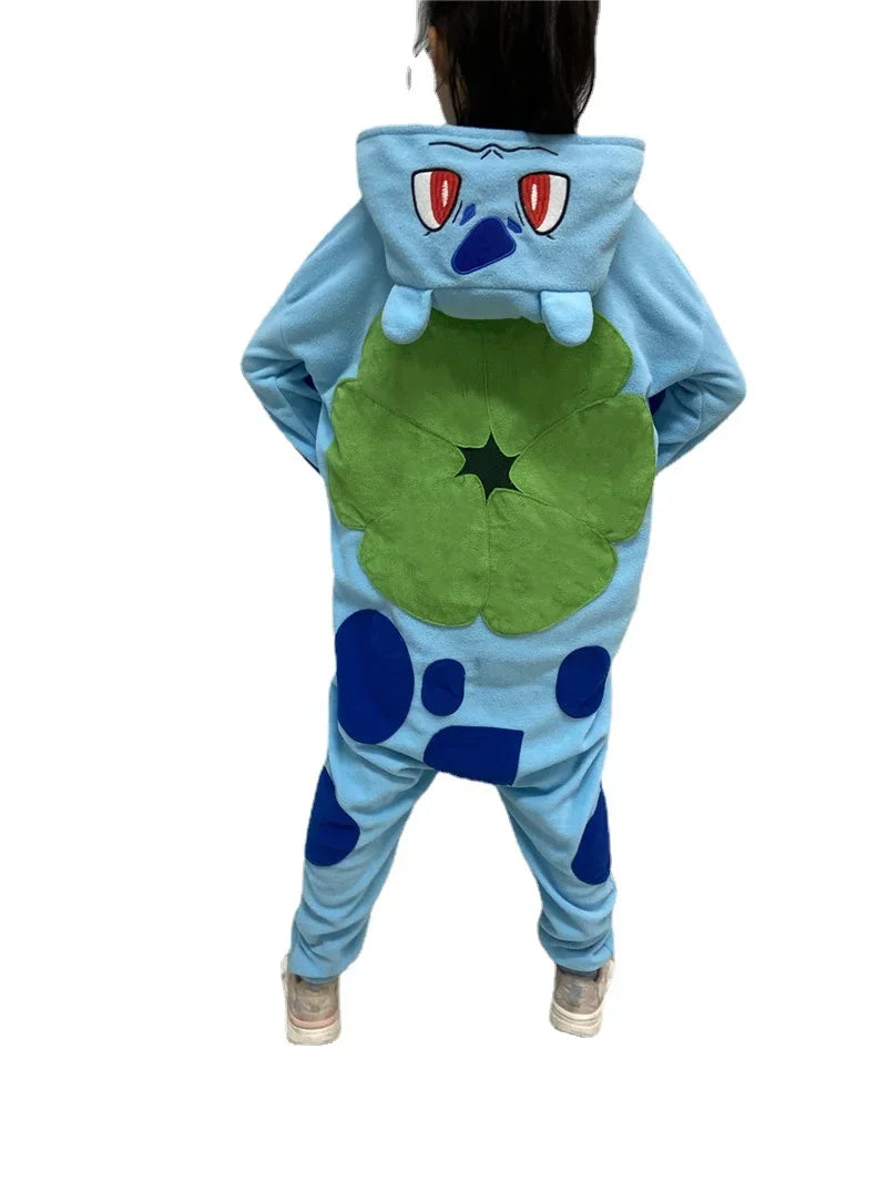 Pokémon Kigurumi Pajama Onesie – Pikachu, Gengar, Snorlax & More Anime Cosplay Sleepwear