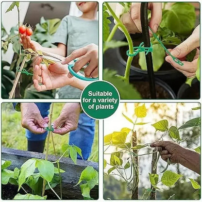 Reusable Garden Cable Ties – Adjustable Nylon Plant Support Straps for Vines, Trees, Shrubs, Gardening Fasteners, Cable Management & Outdoor Organization