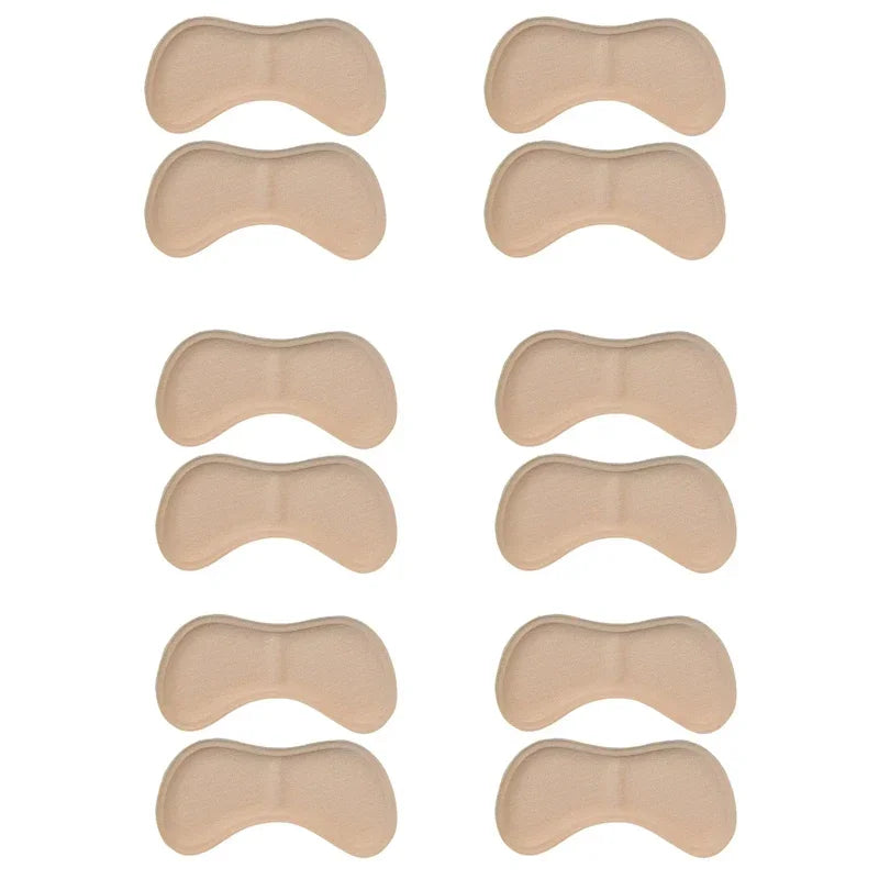 12PCS Heel Cushion Pads – Adhesive Anti-Wear Heel Protector Inserts for Shoes, Soft Foot Care Insoles for Comfort & Protection