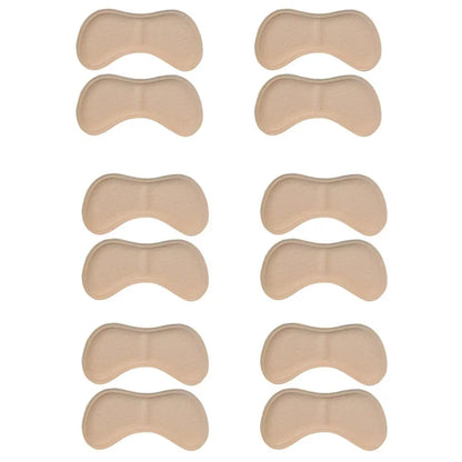 12PCS Heel Cushion Pads – Adhesive Anti-Wear Heel Protector Inserts for Shoes, Soft Foot Care Insoles for Comfort & Protection